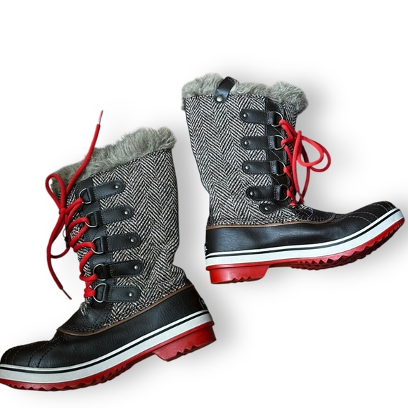 Sorel Tofino II Faux Fur Winter Snow Boots Brown Women’s 8 - Picture 8 of 10